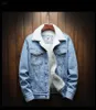 men Winter Jean Jackets Outerwear Warm Denim Coats New Men Large Size Wool Liner Thicker Winter Denim Jackets Plus Size XS-6XL s1OJ#