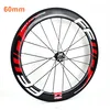 Roues de vélo 700C Carbon Rim 38 50 60 88mm Profondeur 25mm Largeur Route Pneu Tubar Roues avec Novatec 271 372 Hubs218O Drop Delivery Sp Otsyi