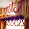 زخرفة الحفلات 30 PCS/مجموعة 14 سم رقصة شرابة DIY Fringe Tinsel Curtain Garland Ribbon Dearn Wedding E0903