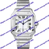 High-quality Asian automatic watch 40mm men's watch 35mm white dial women's watch silver stainless steel strap sapphire 285q