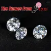 Stud Earrings Factory Price Top Quality 925 Sterling Silver Cubic Zircon Circle For Women Girl Brincos Piercing Jewelry