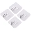 Hooks 8 Pcs Suction Cup Home Wall No Trace Nail Self-adhesive Waterproof Seamless