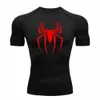 Camicia Compri con stampa Spider da uomo, T-shirt ad asciugatura rapida, Maglia da corsa per palestra, Manica corta traspirante, Primavera, Estate, M-3XL 58Yh #