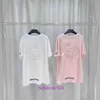 T-shirt firmate Short Summer Chromms Hearts Fashion Casual con marchio 24 New Krovan Cross Back ricamato T-shirt a maniche lunghe girocollo con logo reale