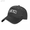 Bollmössor Stan Washed Baseball Cap Fashion Streetwear Trucker Hat Spring Unisex Men Outdoor Sport Design Baseball Caps 24327