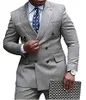 Mężczyźni garnitury PROM Casual Style Mens garnitury na ślub 2 -częściowy Slim Fit Made Groom Men Suit Tuxedos Blazer 36mn#