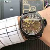 Orologi di lusso per uomo Orologio da polso meccanico Panerrais Orologi di design multifunzione Orologio con zaffiro di grande diametro di alta qualità G8W0