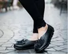 Casual Shoes Handmade Leather Women Plus Size Sewing Flats Flower Loafers Ballet Comfortable Soft