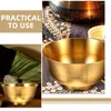 Kaseler 2 PCS Cornucopia Gold Bowl Ev Dekoru Su Sunan Dekoratif Meditasyon Pirinç Konteyner Kutsal Oturma Odası Teklifleri