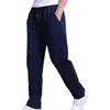 Men's Pants Nice Sale Men Solid Color Straight Casual Loose Drawstring Sports Trousers For Home