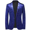 2023 fi novo masculino casual boutique busin impressão persalizada fino ajuste terno casaco blazers jaqueta dr tamanho grande 6xl 82pc #