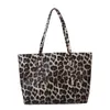Сумки на плечо THREEPEAS, большая сумка через плечо с леопардовым принтом, женская плюшевая мягкая повседневная сумка-мессенджер