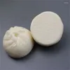 Decorative Flowers Steamed Stuffed Buns Artificial Bread Model Simulation Display Props For Dollhouse Kitchen Decorations