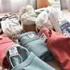 Verano americano retro manga corta oneck color sólido camiseta para hombre moda simple 100 algodón lavado casual deporte tops 240318