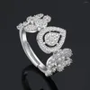 Collana Orecchini Set Collezione 2024 Cubic Zirconia Dubai per donna 4 pezzi Accessori per gioielli da sposa