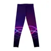 Pantalon actif abstrait ultraviolet néon lumières Leggings Legging Gym Sport Jogger sportif femme femme