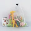 Laundry Bags Travel Multi Purpose Nylon Stuff Sack Mesh Drawstring Bag Storage