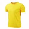 Nastolatek Szybki suchy krótkie rękawie sportowe koszulki na siłownię koszulki Trener Koszulka Fitness