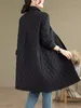 Kadın Ceketleri Işık ve İnce Pamuk Ceket Kadınlar için Sonbahar Winte Gevşek Büyük Boyutlu Breaded Kapitone Dış Giyim Z4888