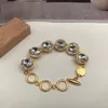 Loe Bracelet Designer Jewelry, 3 gold circles plus 6 diamond jewelry, select bracelets for gift