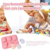 Baking Moulds Food-grade Silicone Mold Easter Egg For Chocolate Non-stick Reusable Festive Kitchen