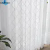 Curtains Special Offer Hot Sale Curtain Lace Mesh Tulle Screen For Bedroom Pattern Sheer In Living Room Bed Drapes Allmatch Yarn