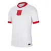 Kids Poland Jerseys de football Lewandowski Home Away 2024 Euro Cup Polska Team National Team Milik Piszczek Piatek Grosicki Krychowiak Zielinski Football Shirt Kit Kit