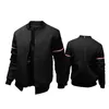 mens Jacket Daily Fall Winter Windbreak Coat Webbing Stand Collar Regular Fit Active Lg Sleeve Jackets Baseball Uniform 4XL N0Xv#