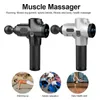 24 V Elektryczne masaż Pistolet Profesjonalny bóle ulga Massager Massager Relakssation Fashial Gun Fitness Sprzęt 240325