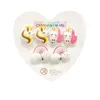 Ear Cuff Cute mermaid and flamingo resin earrings suitable for girls with hypoallergenic non perforated childrens earrings Y240328