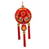 Party Decoration Spring Festival Chinese Dragon Hanging Ornament Red Traditionell 90x30 cm med FU -karaktär för leverans Tillbehör