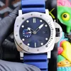 Top Mens Watch Luxury Automatic Mouvement Mouvement mécanique Watch 47 mm Super Luminal Calendar Watch Sapphire Glass Fine en acier inoxydable Strip Montre de Luxe Casual Watch