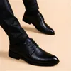 Casual Shoes Gentleman Men's Genunine Leather Business Really Top Grade Excellent Quality Men Wedding