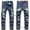 Jeans da uomo 22SS Jeans da motociclista slim fit di marca da uomo di marca di alta moda strappati