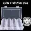 Jars Coin Capsules Case Holder Storage Container With Storage Organizer Box For Collection Supplies 60 Pieces 40 Mm Silver Eagles New