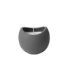 Candle Holders 1pc Fashion Solid Colour Ceramic Candlestick Nordic Style Aroma Container Ornament Home Decor