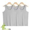 3-packs super soft Slim Fit Mens Tagless Tank Tops Breathable Sleeveless T-Shirt for Men Undershirts Crew Neck Comfort Stretch 240315