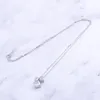 Подвески Pekurr, настоящее серебро 925 пробы, кубический циркон, квадратные ожерелья для женщин, воротник, геометрический модный подарок, ювелирные изделия