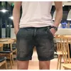 Jeans da uomo Pantaloni invisibili a sedile aperto Boyfriend Denim Pantaloncini estivi Retro Casual Straight Outdoor Sex Cargo