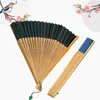 Decorative Figurines 8 Styles Folding Silk Hand Fan With Tassels Antique Chinese Wedding Dance Home Decoration Gift DIY Handicraft Accessory