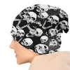 Berets Skeleton Unisex Bonnet Thin Cycling Skullies Beanies für Männer Frauen