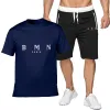 Tute Abbigliamento sportivo estivo stilista stampato abbigliamento sportivo da uomo T-shirt pantaloni tuta pantaloncini da uomo camicia polo casual