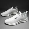 Casual Schuhe Slip-on Mesh Herrenmode Mann Im Freien Zu Fuß Männer Weiche Atmungsaktive Männliche Chaussures Pour Hommes