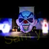 Clown gonflable suspendu de 6 m 20 pieds de haut, prix d'usine, clown gonflable à lumière LED de haute qualité pour décorations d'Halloween en boîte de nuit