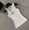 Vrouwen Knits Tee Designer Borduren Gebreide Sport Tank Top Ademend Yoga Vest Tops33
