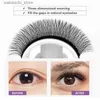 Falska ögonfransar Genielash W-form Eyelash Extensions Brasiliansk volym 0,07 D/D+ Lash Extensions 3D/4D Premade Fans24327