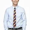 Bandiere bandiere marittime cravatta geo design stampare collo vintage collare cool cool per uomini accessori cravatta aziendale