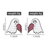 Ghost Heart Enamel Pins you Are Never Alone Set Custom Brooches Lapel Badges Cartoon Gothic Jewelry Gift for Kids Friends