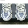 Chaussures faites à la main Joe Freshgoods x Sports Running Bricks Bois Gris Crème Mesh Daim Cuir Sneaker U9060bw1