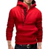 Nya ankomster Autumn Fi Men Casual Slim Letter Printing Head Side Zipper 6 Färg CMERE Sweater Male Outerwear Tops S3SZ#